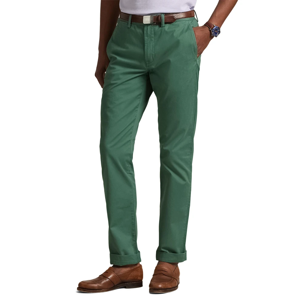 Παντελόνι Chino Stretch Straight Fit με Ξέβαμμα Polo Ralph Lauren