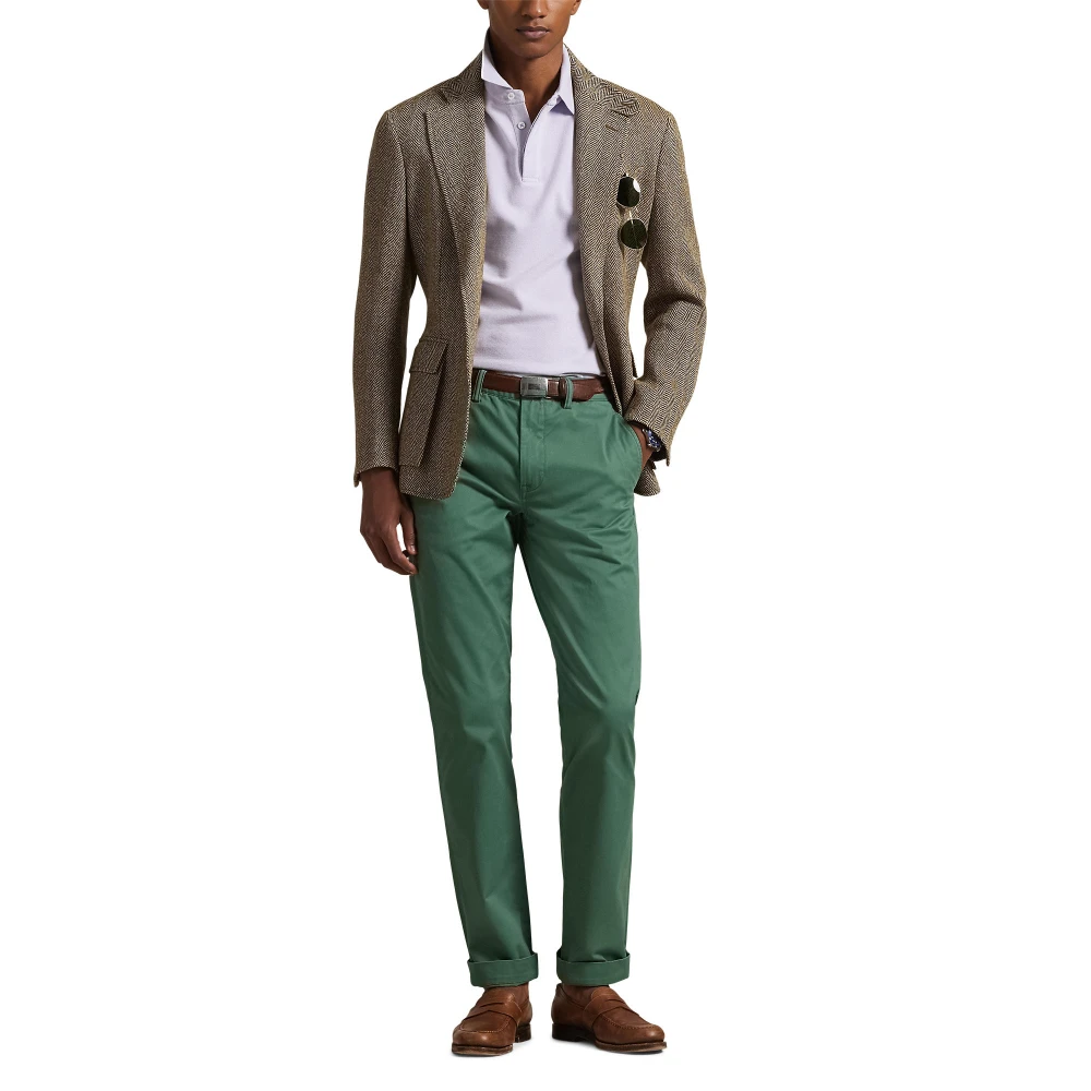 Παντελόνι Chino Stretch Straight Fit με Ξέβαμμα Polo Ralph Lauren