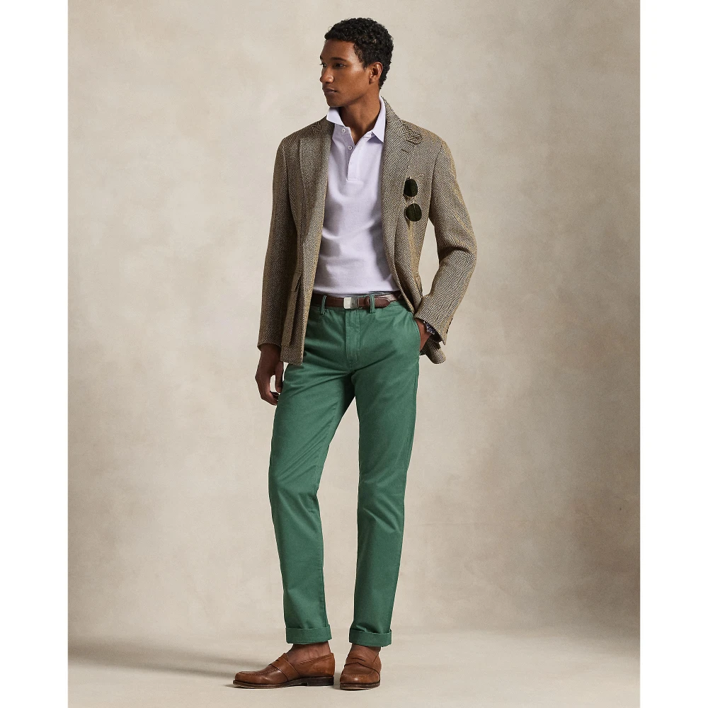 Παντελόνι Chino Stretch Straight Fit με Ξέβαμμα Polo Ralph Lauren