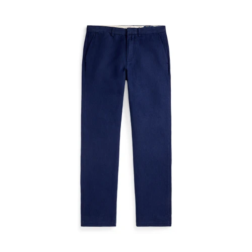 Παντελόνι Straight Fit από Ύφασμα Twill με Σχέδιο Καρό Houndstooth Polo Ralph Lauren