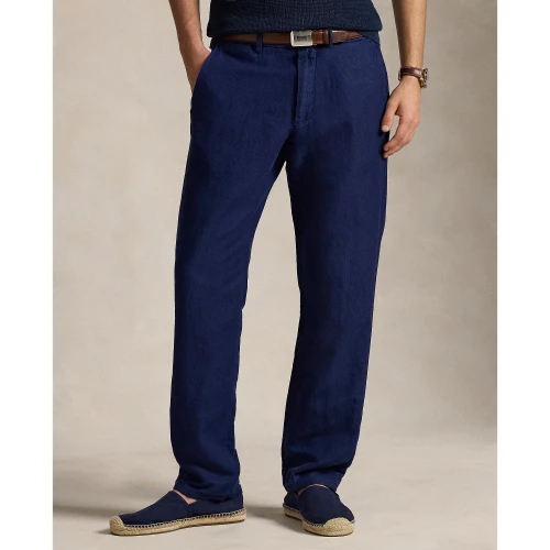 Παντελόνι Straight Fit από Ύφασμα Twill με Σχέδιο Καρό Houndstooth Polo Ralph Lauren
