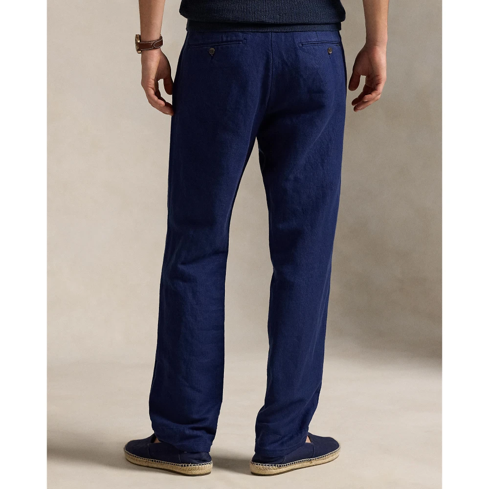 Παντελόνι Straight Fit από Ύφασμα Twill με Σχέδιο Καρό Houndstooth Polo Ralph Lauren