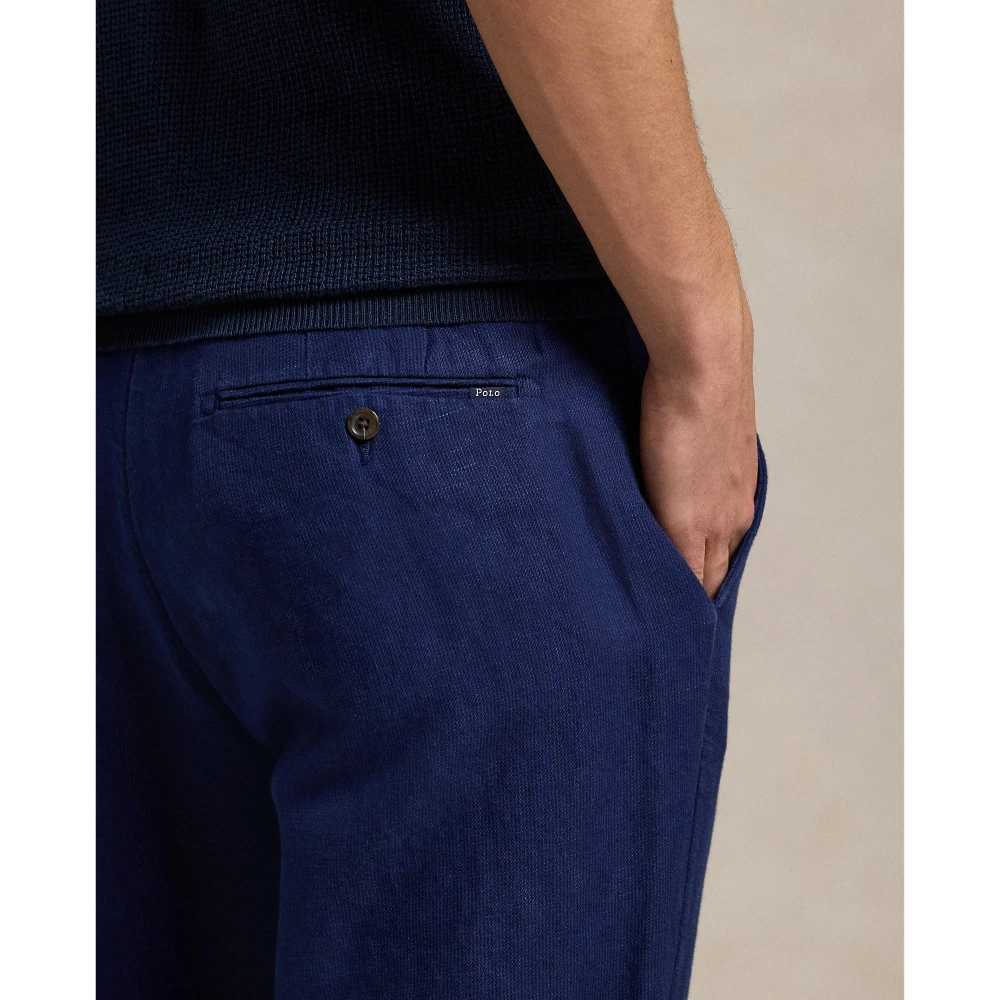 Παντελόνι Straight Fit από Ύφασμα Twill με Σχέδιο Καρό Houndstooth Polo Ralph Lauren
