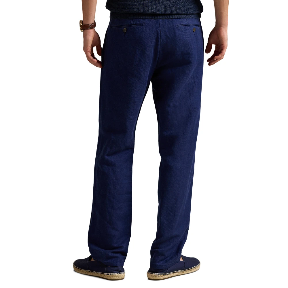 Παντελόνι Straight Fit από Ύφασμα Twill με Σχέδιο Καρό Houndstooth Polo Ralph Lauren