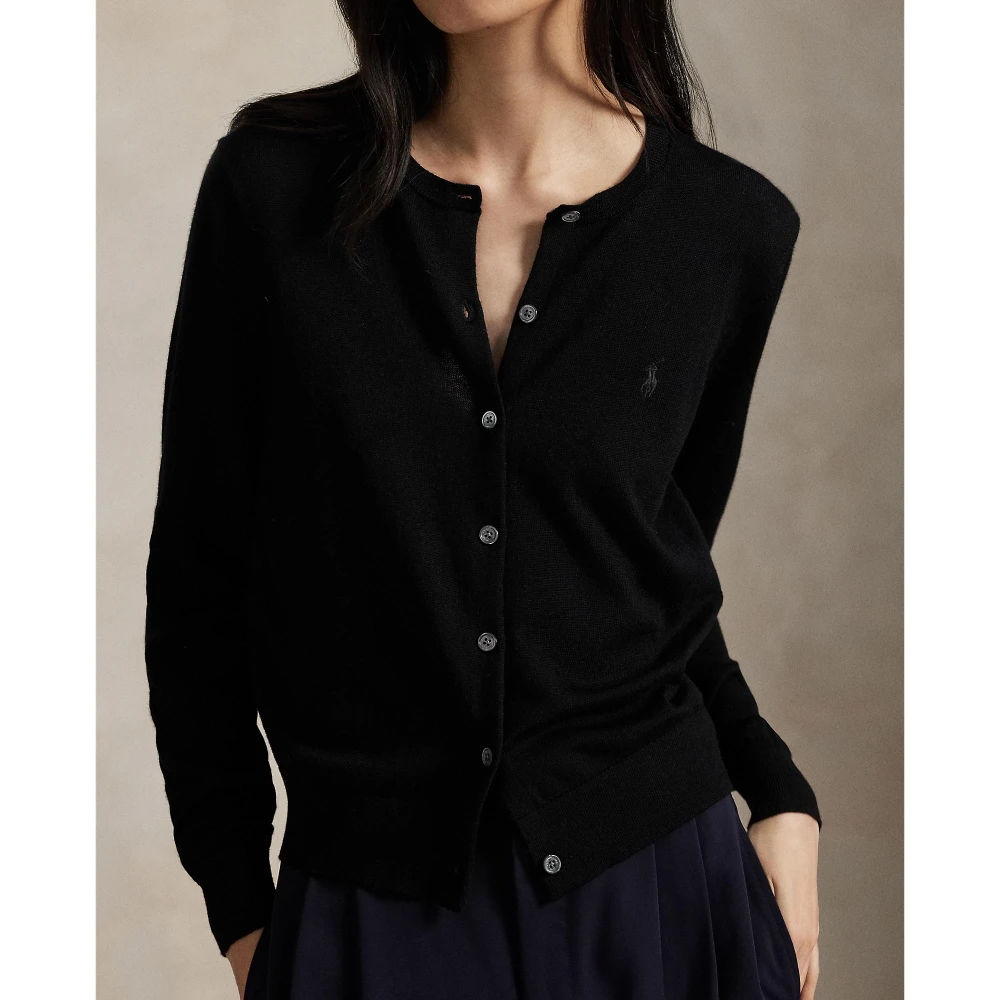 Μάλλινη Ζακέτα με Στρογγυλή Λαιμόκοψη Polo Ralph Lauren
