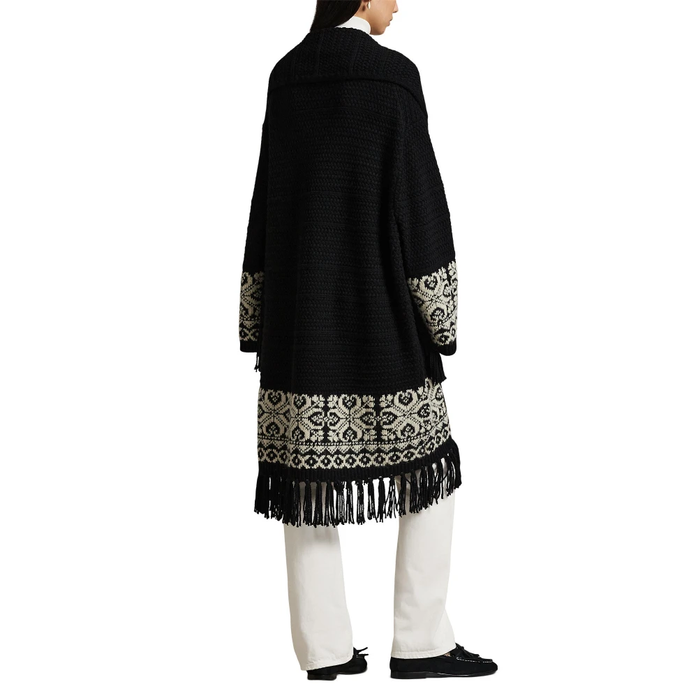 Cardigan με γιακά-κασκόλ από μάλλινο μείγμα Polo Ralph Lauren.