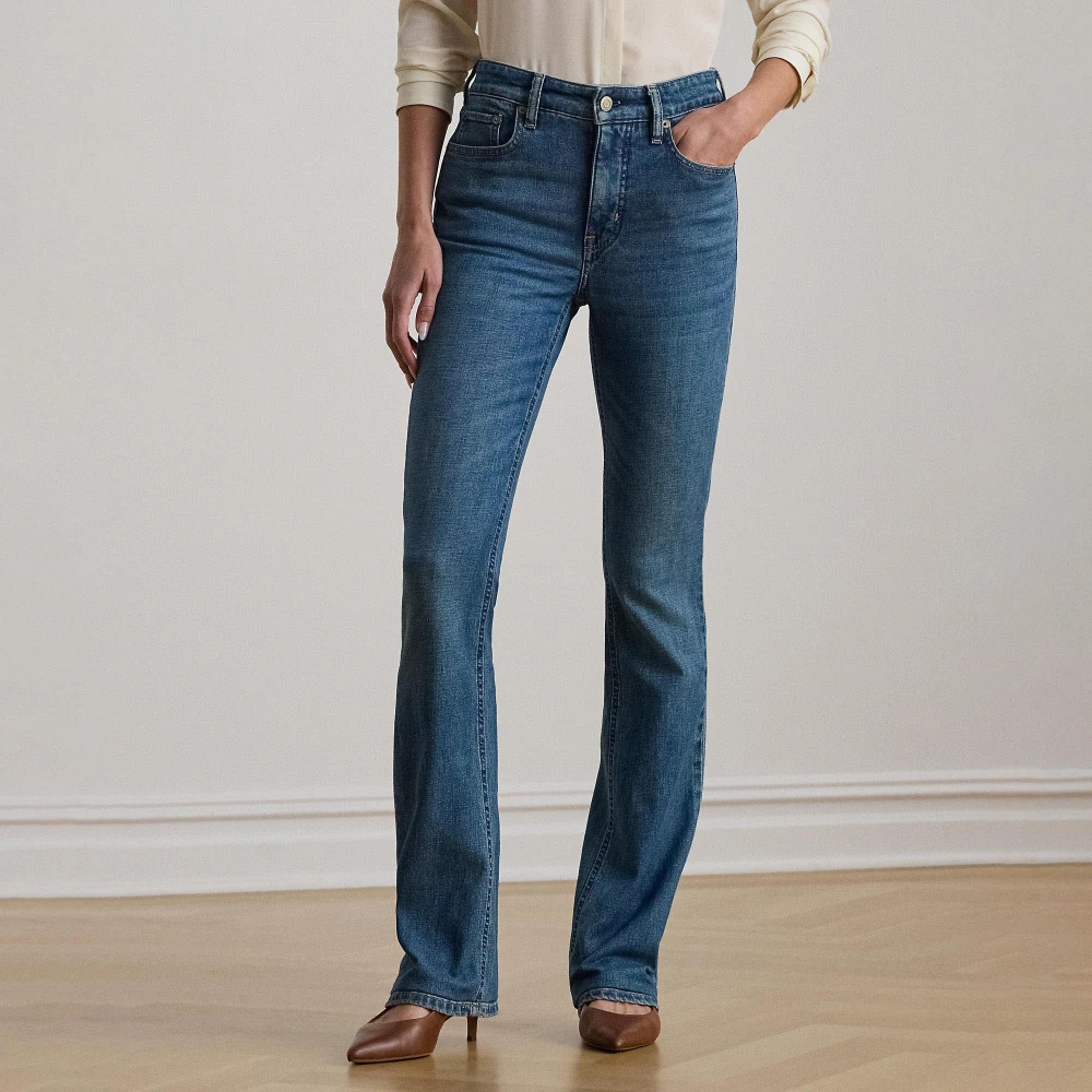 Γυναικείο Τζιν Lauren Ralph Lauren High-Rise Boot σε Μπλε