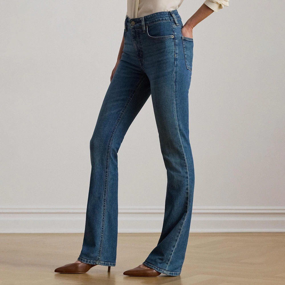 Γυναικείο Τζιν Lauren Ralph Lauren High-Rise Boot σε Μπλε