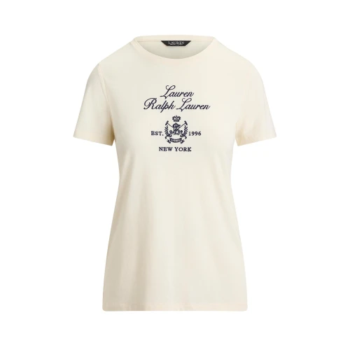 Γυναικείο T-Shirt Lauren Ralph Lauren με Κέντημα Crest