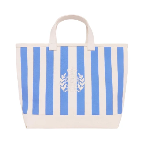 NY Crest Beach Tote - Natural/Softee Sporty & Rich