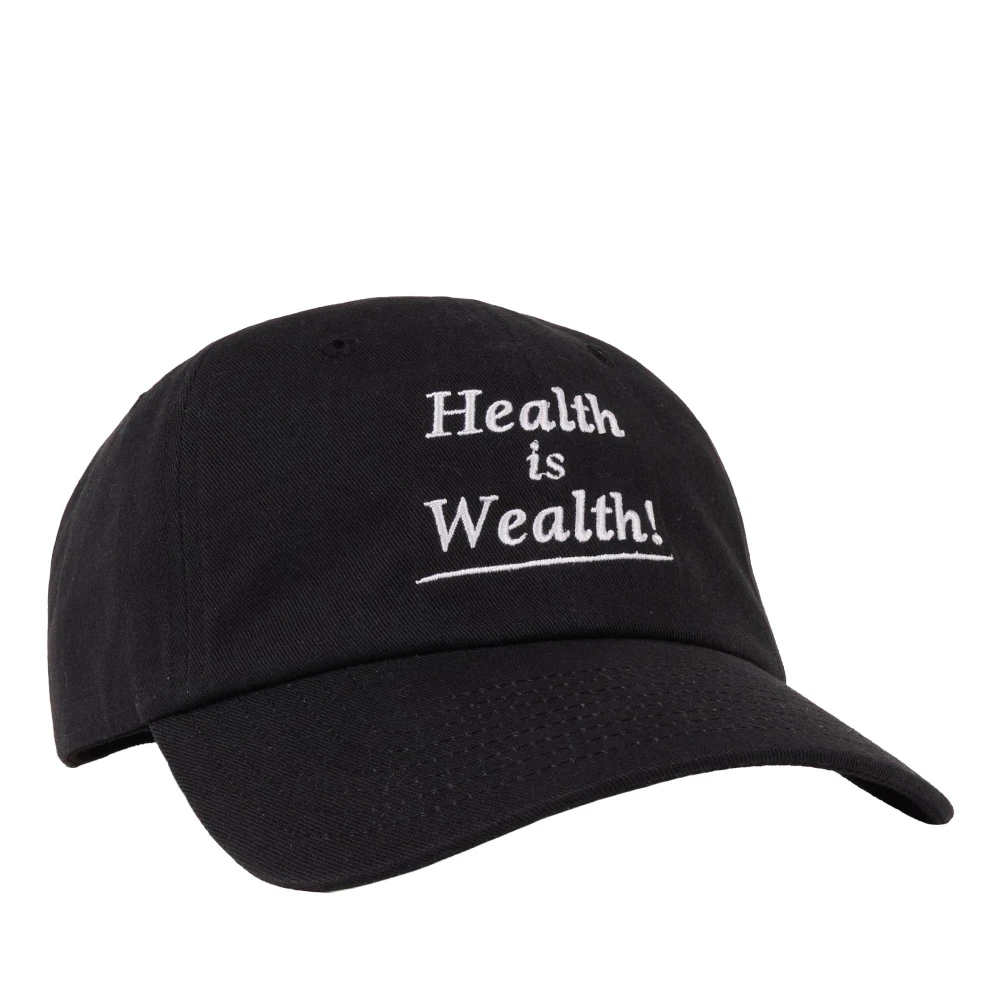 Health is Wealth Hat - Faded Black Sporty & Rich