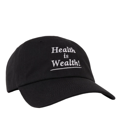Health is Wealth Hat - Faded Black Sporty & Rich