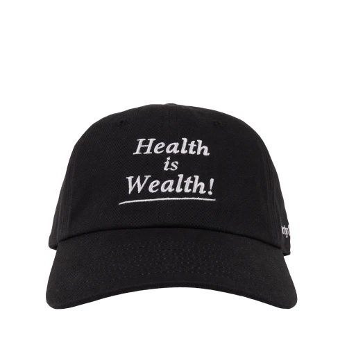 Health is Wealth Hat - Faded Black Sporty & Rich
