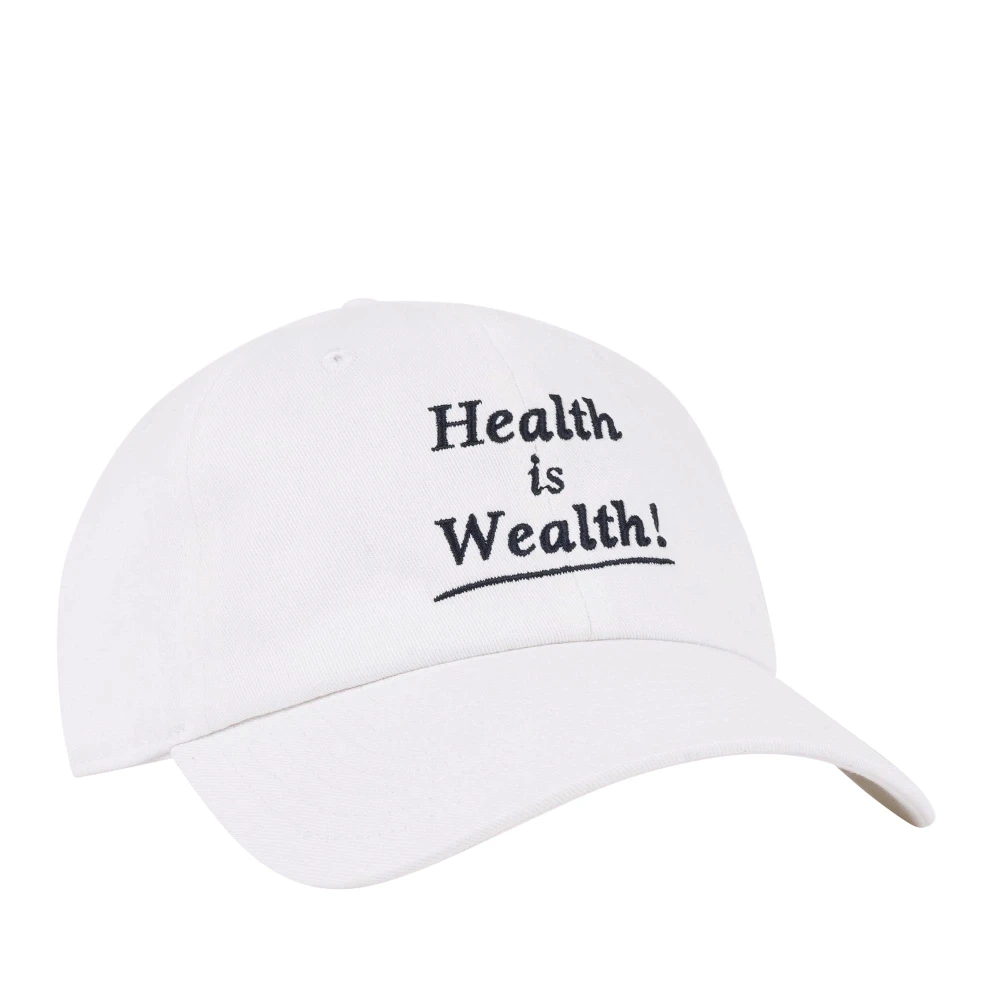 Health is Wealth Hat - White Sporty & Rich