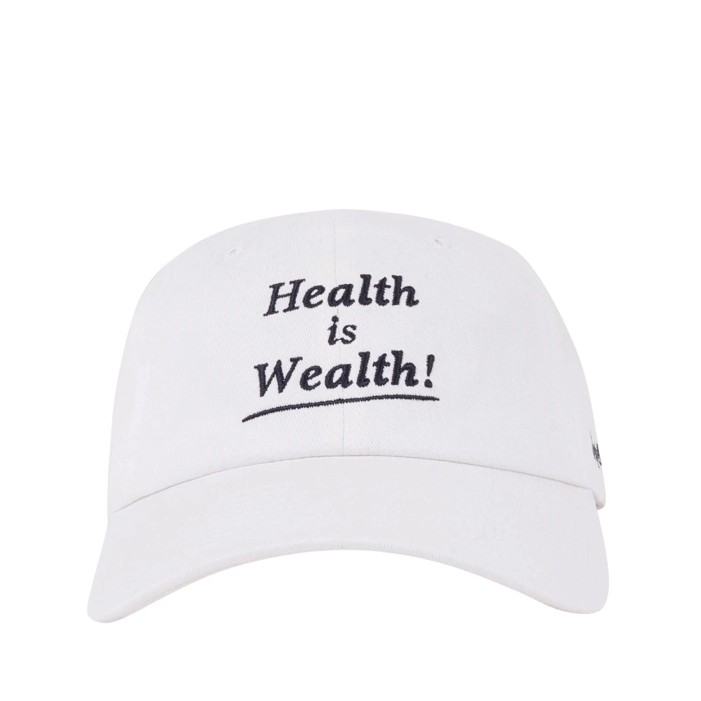 Health is Wealth Hat - White Sporty & Rich