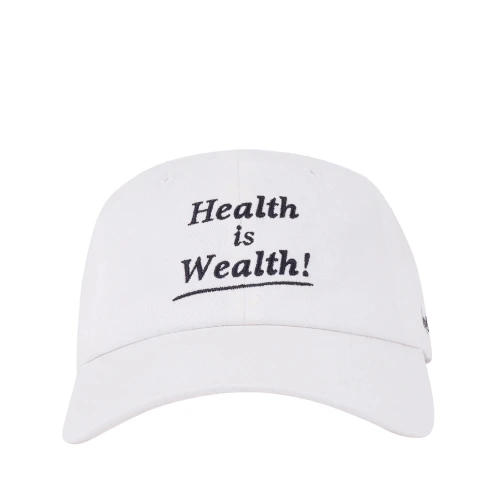 Health is Wealth Hat - White Sporty & Rich
