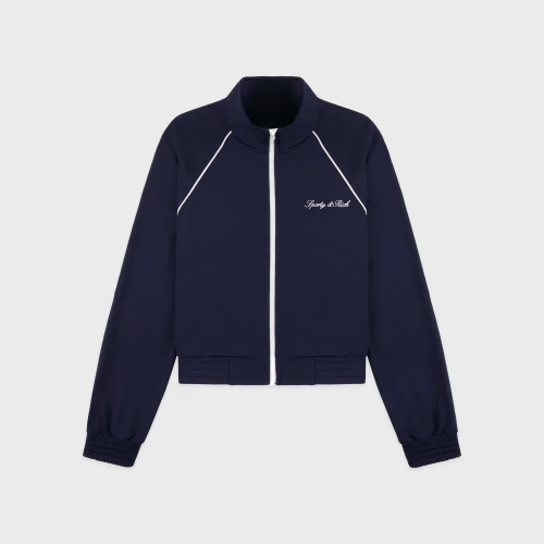 Unisex Jacket Sporty & Rich με Φερμουάρ