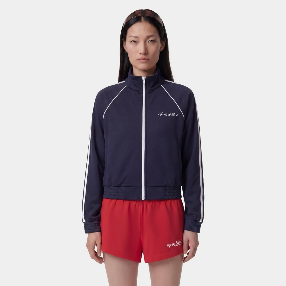 Unisex Jacket Sporty & Rich με Φερμουάρ