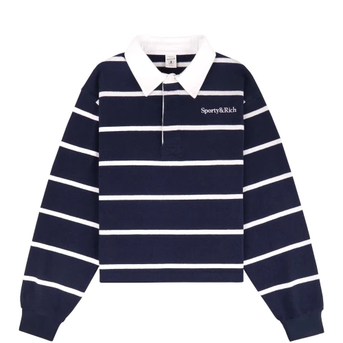 Unisex Polo Sporty & Rich με Ρίγες