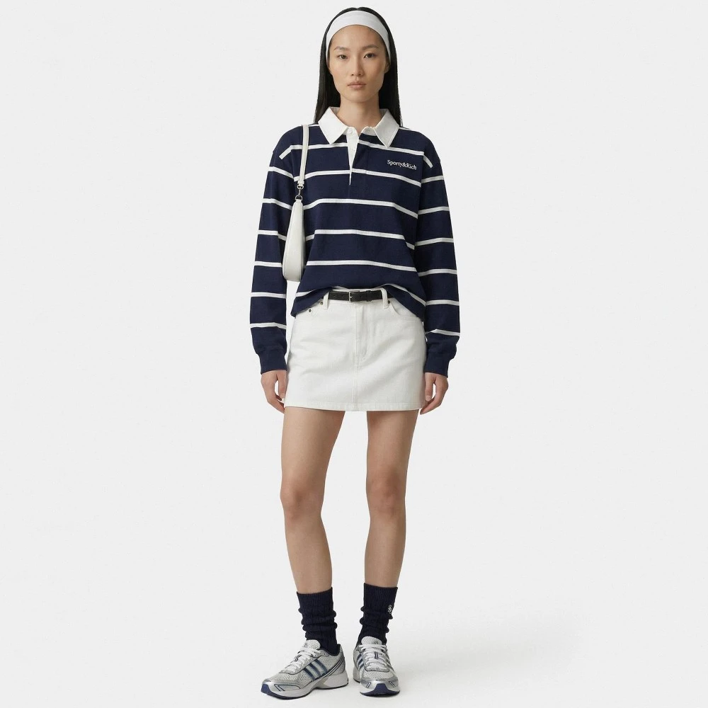 Unisex Polo Sporty & Rich με Ρίγες