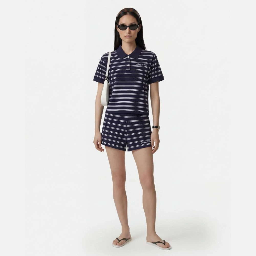 Unisex Polo Sporty & Rich με Ρίγες