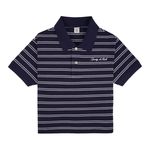 Polo Μπλούζα Sporty & Rich με Ρίγες