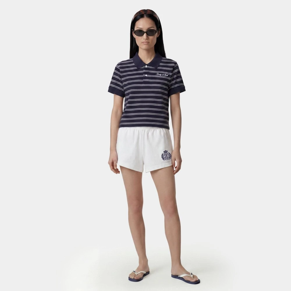 Polo Μπλούζα Sporty & Rich με Ρίγες