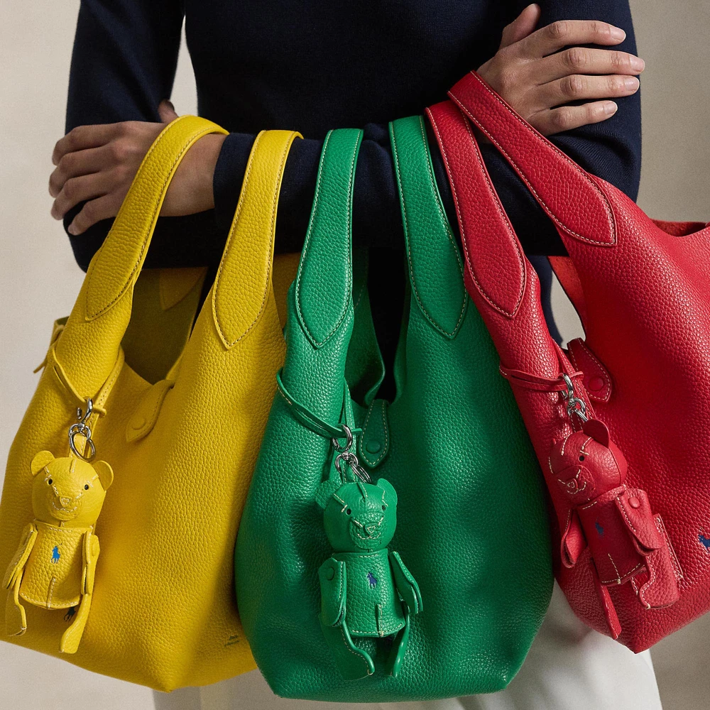 Δερμάτινο μπρελόκ τσάντας Polo Bear Polo Ralph Lauren