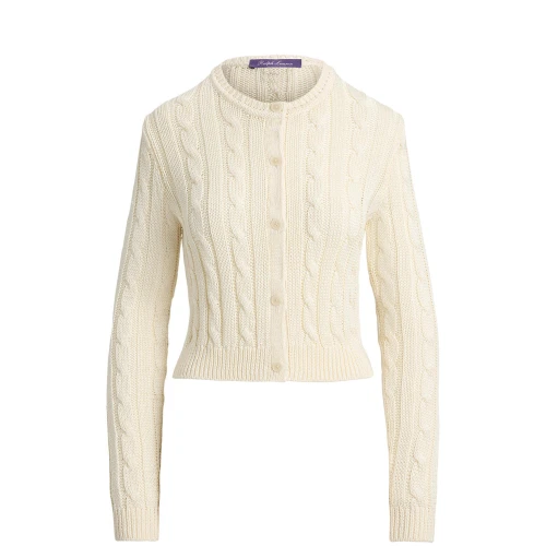 Γυναικεία Cropped Ζακέτα Silk Cable-Knit Ralph Lauren