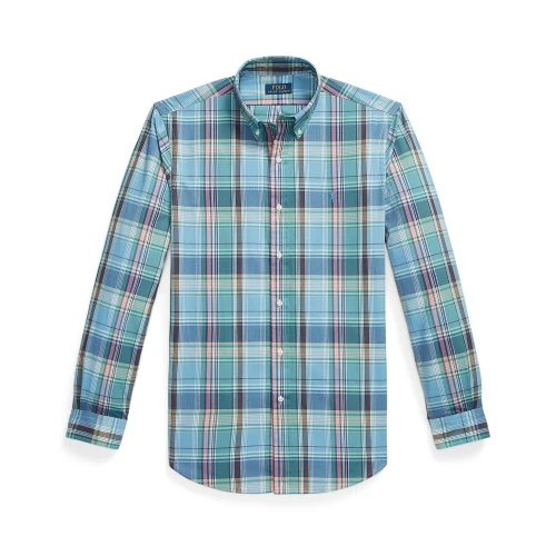 Καρό πουκάμισο Poplin Custom Fit Polo Ralph Lauren