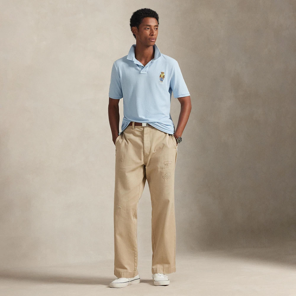 Πόλο μπλουζάκι Mesh Custom Slim με Polo Bear Polo Ralph Lauren