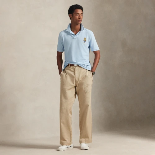 Πόλο μπλουζάκι Mesh Custom Slim με Polo Bear Polo Ralph Lauren