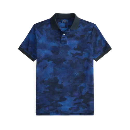 Πόλο μπλουζάκι Mesh Custom Slim με καμουφλάζ Polo Ralph Lauren