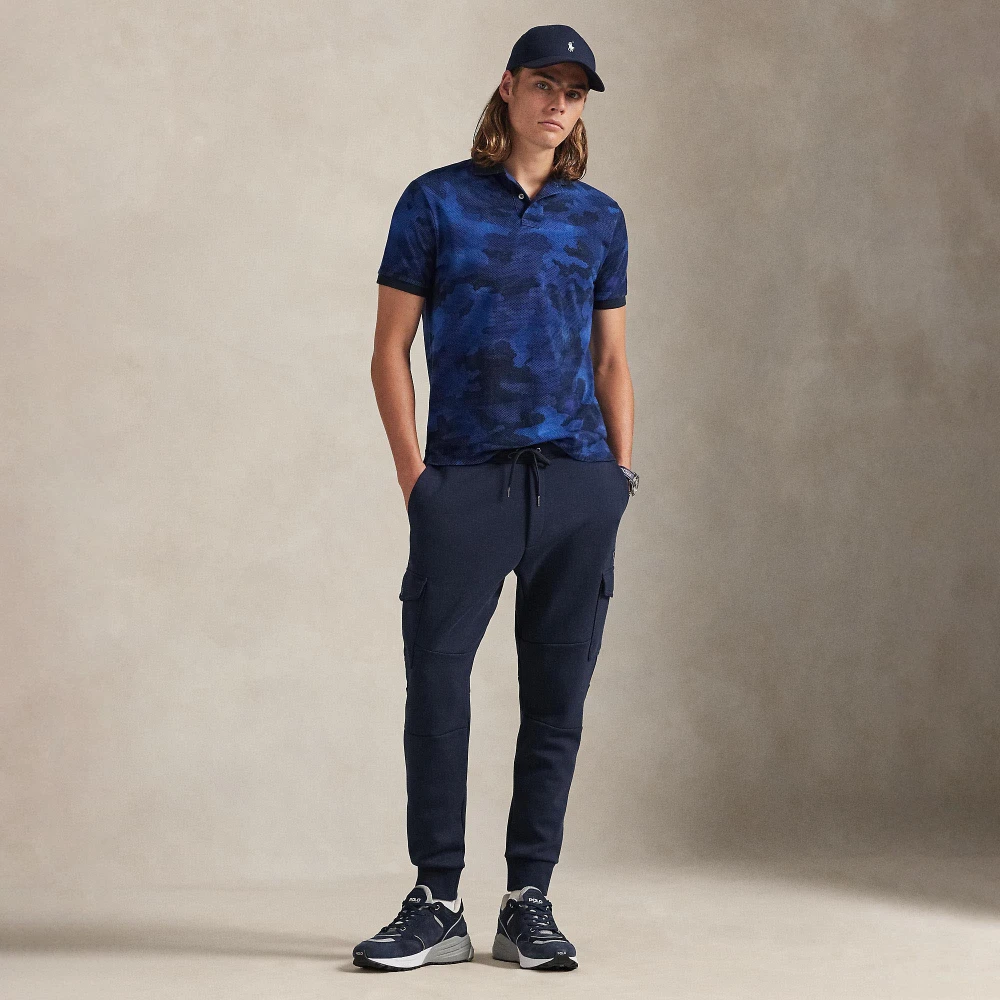 Πόλο μπλουζάκι Mesh Custom Slim με καμουφλάζ Polo Ralph Lauren