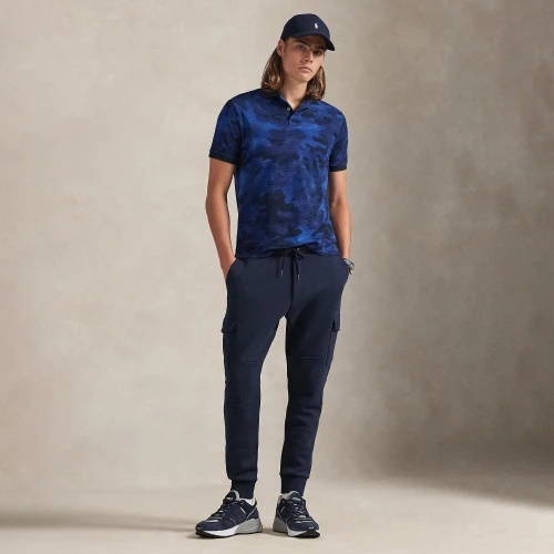 Πόλο μπλουζάκι Mesh Custom Slim με καμουφλάζ Polo Ralph Lauren