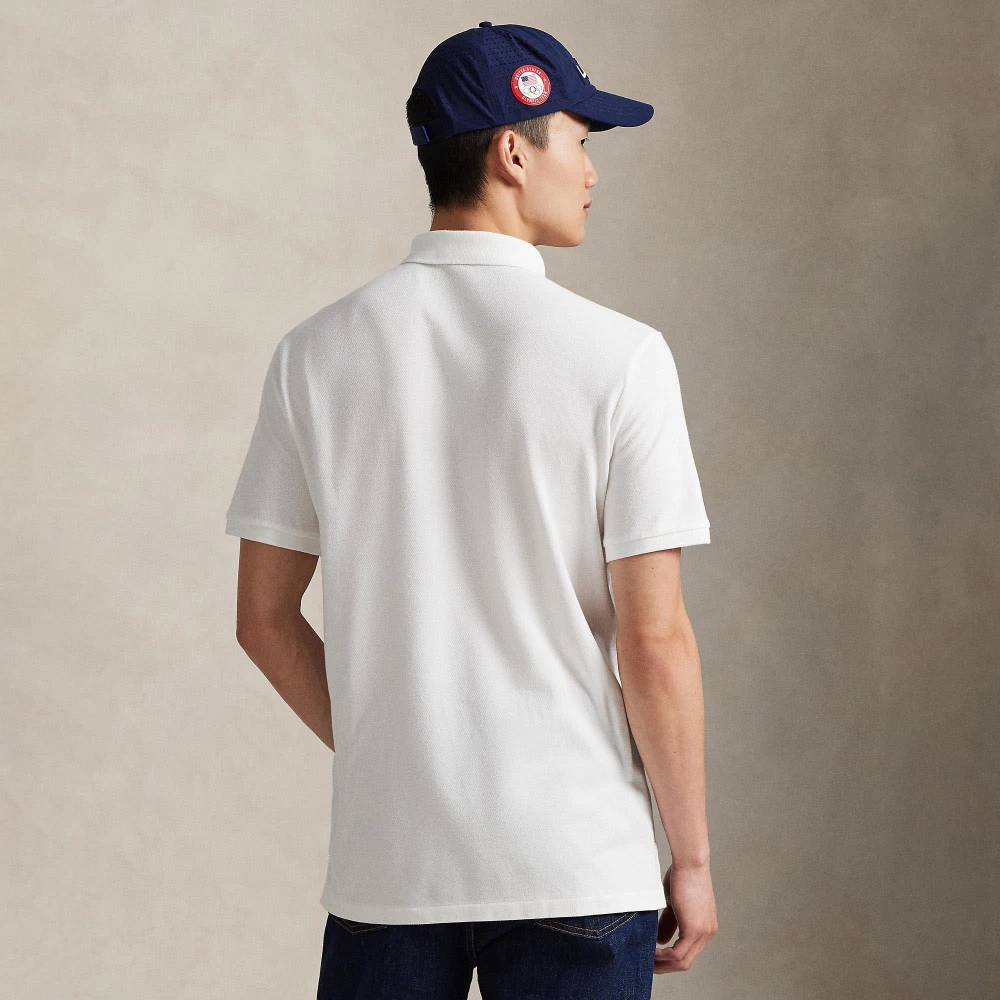 Πόλο μπλουζάκι Mesh Classic Fit με σημαία Polo Ralph Lauren