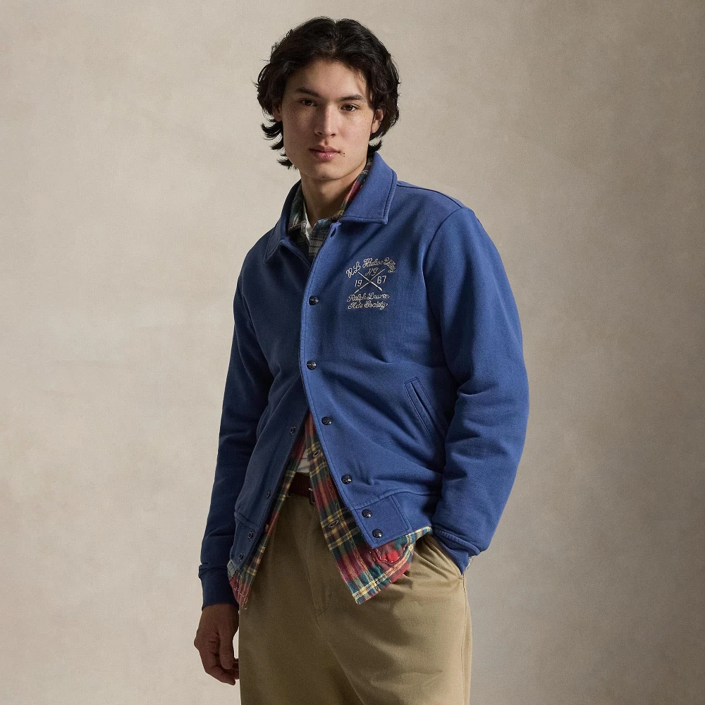 Ζακέτα από φλις Loopback με κεντημένο σχέδιο Polo Ralph Lauren