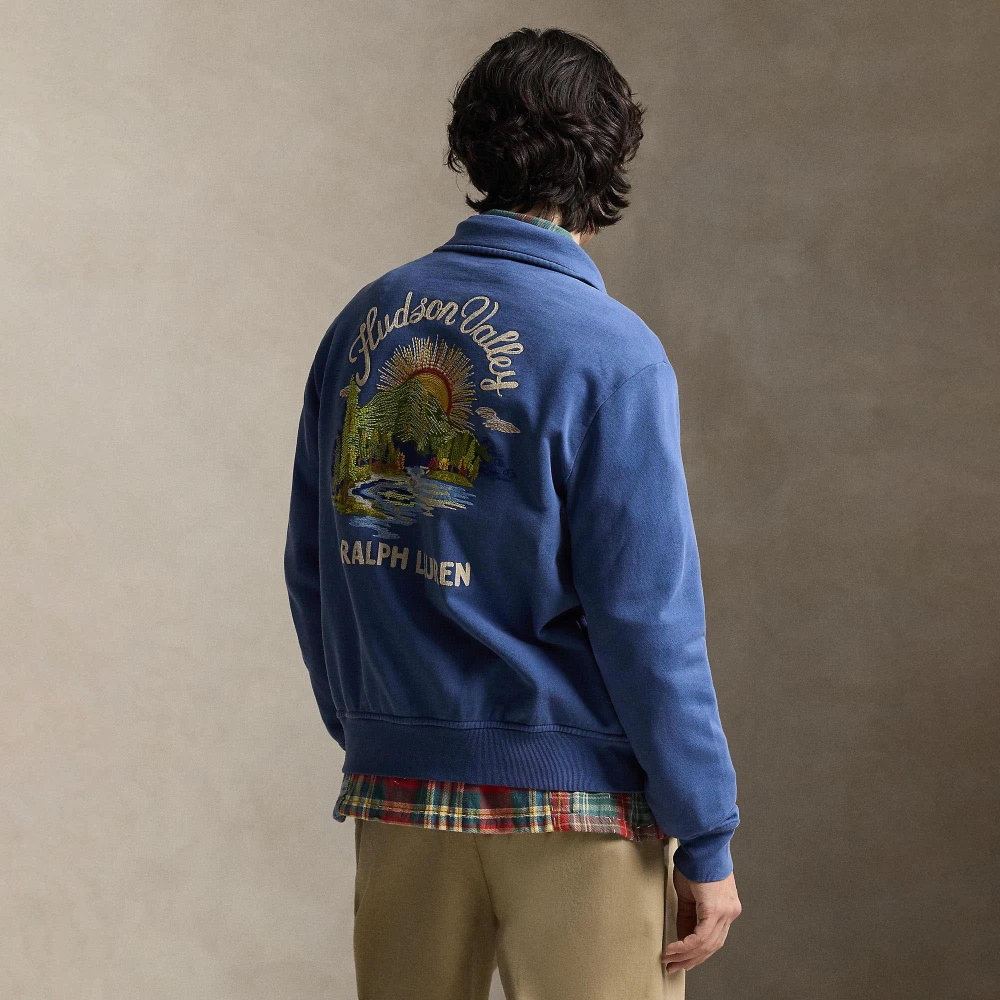 Ζακέτα από φλις Loopback με κεντημένο σχέδιο Polo Ralph Lauren