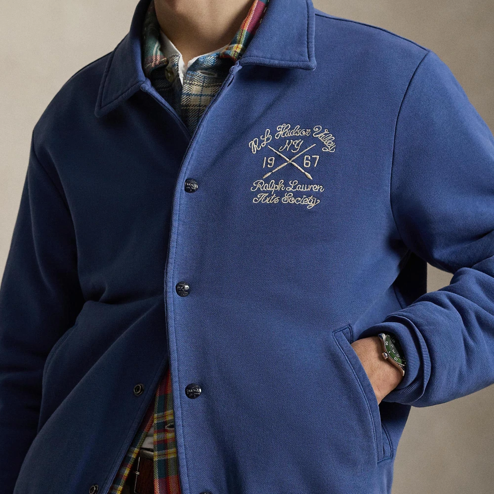 Ζακέτα από φλις Loopback με κεντημένο σχέδιο Polo Ralph Lauren