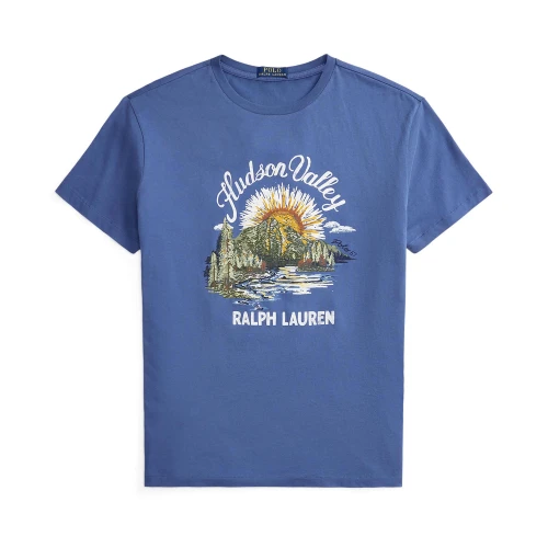 T-shirt από jersey Classic Fit με γραφικό σχέδιο Polo Ralph Lauren