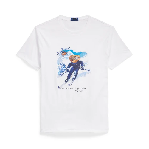 T-shirt Custom Slim Fit με Polo Bear Polo Ralph Lauren
