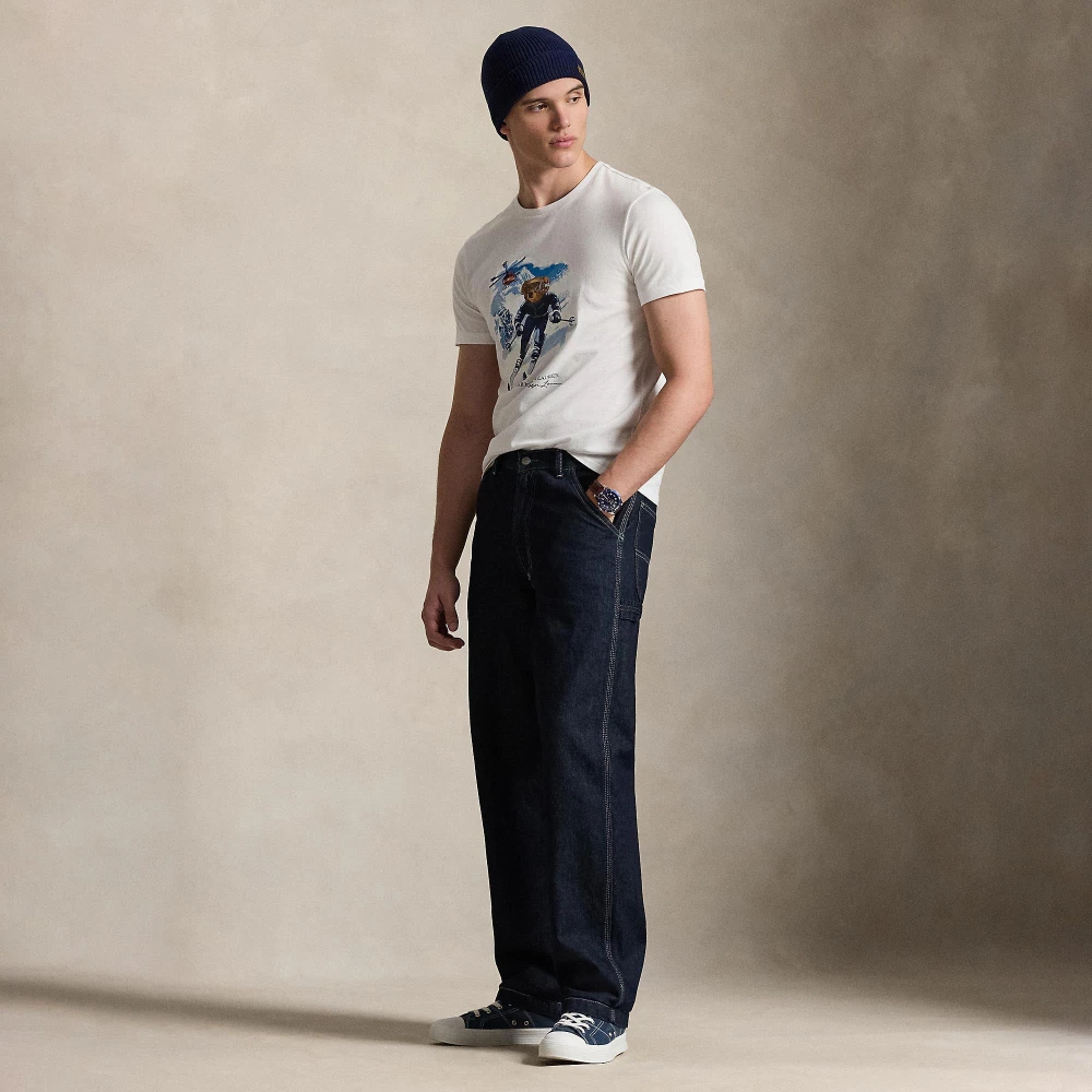 T-shirt Custom Slim Fit με Polo Bear Polo Ralph Lauren