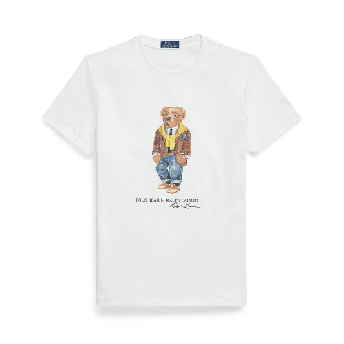 T-shirt από jersey Custom Slim Fit με Polo Bear Polo Ralph Lauren