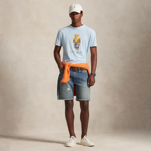 T-shirt Custom Slim Fit με Polo Bear Polo Ralph Lauren