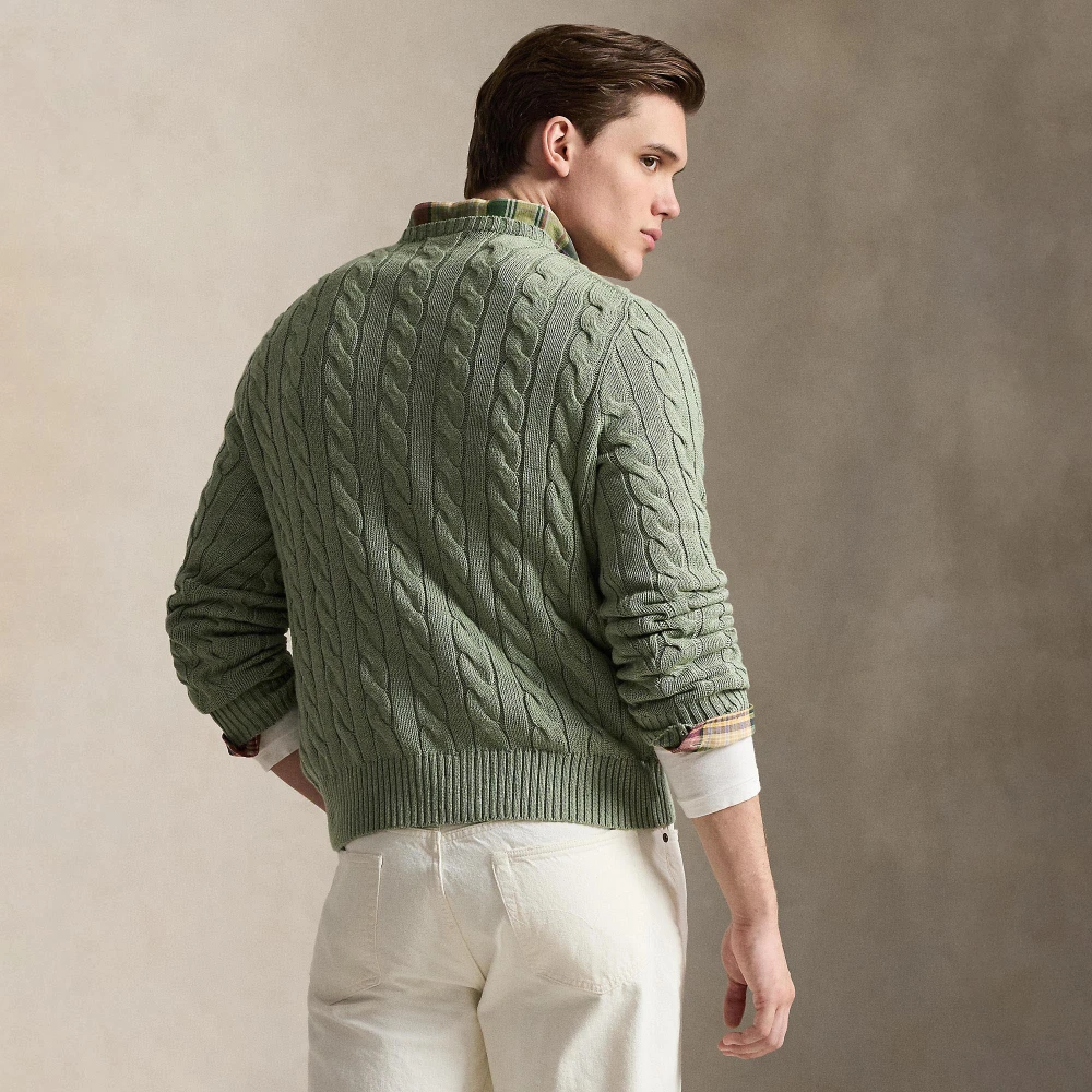 Πουλόβερ από βαμβάκι με πλέξη cable-knit Polo Ralph Lauren