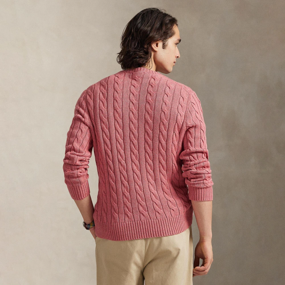 Πουλόβερ από βαμβάκι με πλέξη cable-knit Polo Ralph Lauren