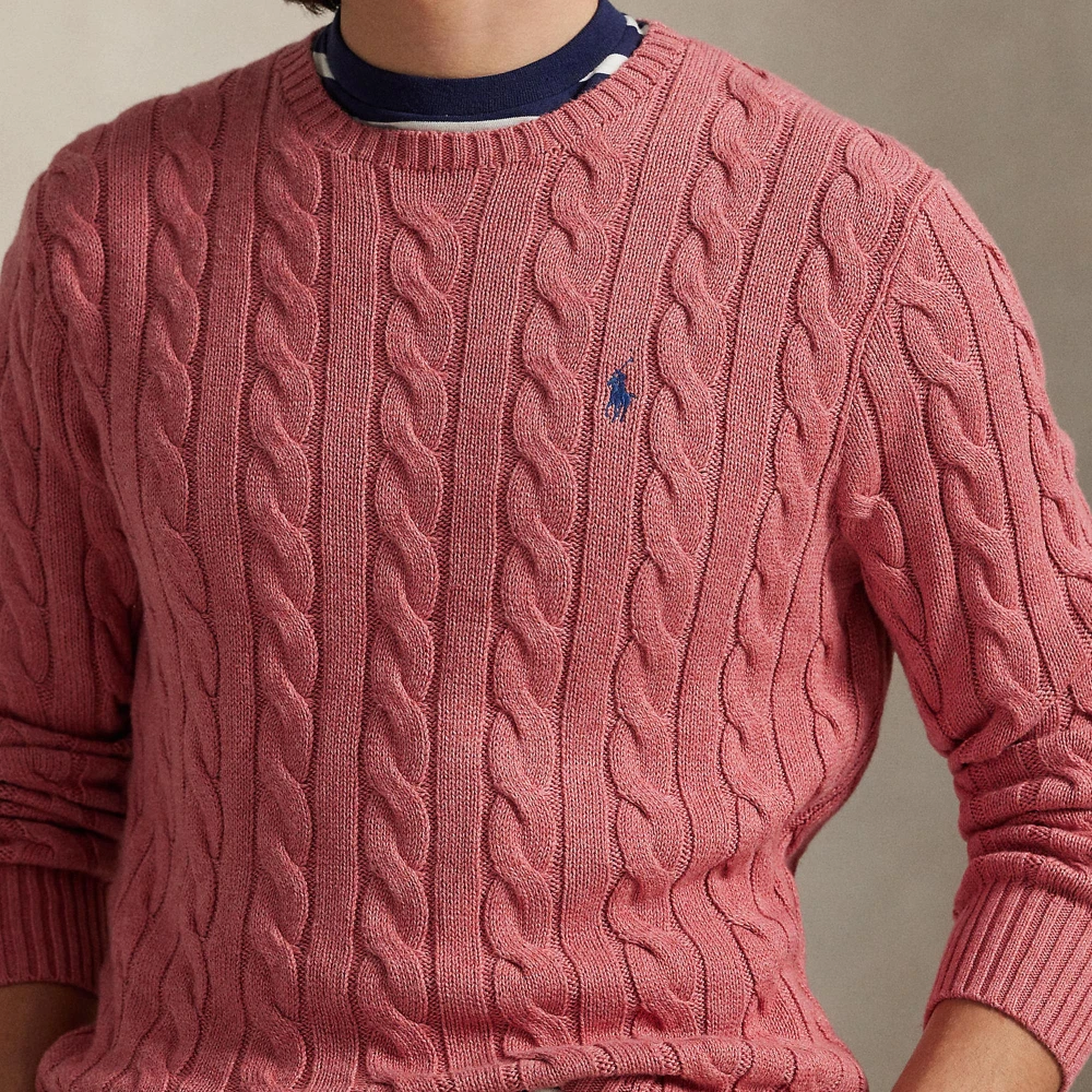 Πουλόβερ από βαμβάκι με πλέξη cable-knit Polo Ralph Lauren