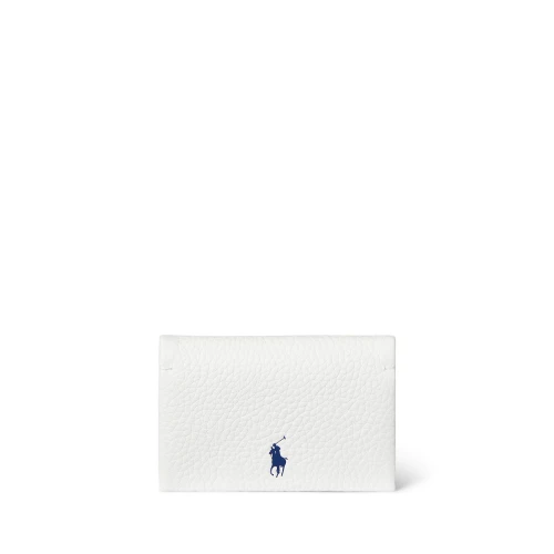 Δερμάτινη θήκη καρτών Polo Play με κουμπί Polo Ralph Lauren