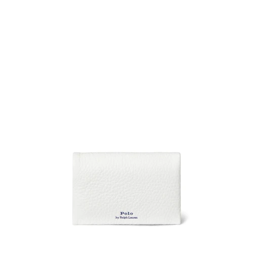 Δερμάτινη θήκη καρτών Polo Play με κουμπί Polo Ralph Lauren