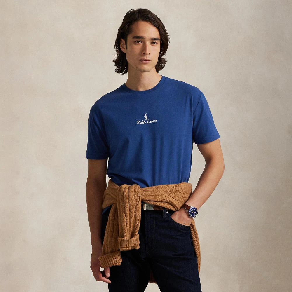 T-shirt Classic Fit με λογότυπο από jersey Polo Ralph Lauren